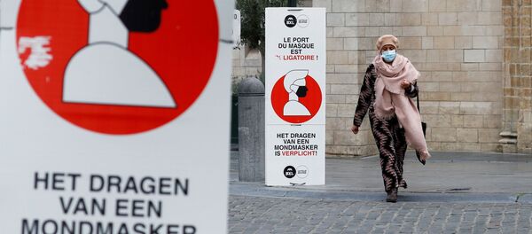 Агитационные плакаты в Брюсселе - Sputnik Беларусь