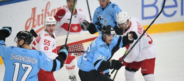 Игровой момент матча - Sputnik Беларусь