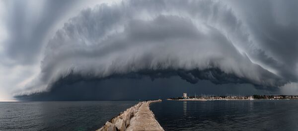 Здымак Monster харвацкага фатографа Maja Kraljik, які заняў другое месца ў конкурсе Weather Photographer of the Year 2020 - Sputnik Беларусь