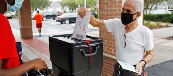 Досрочное голосование на избирательном участке во Флориде  - Sputnik Беларусь