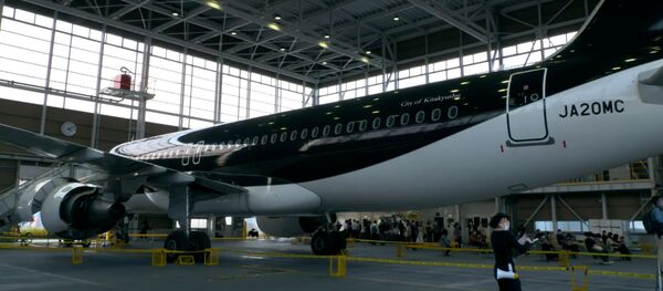 Первый в мире планетарий открылся на борту самолета – видео Первый в мире планетарий открылся на борту самолета – видео - Sputnik Беларусь