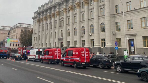 Пожарная сигнализация сработала в административном здании на улице Кирова в Минске - Sputnik Беларусь