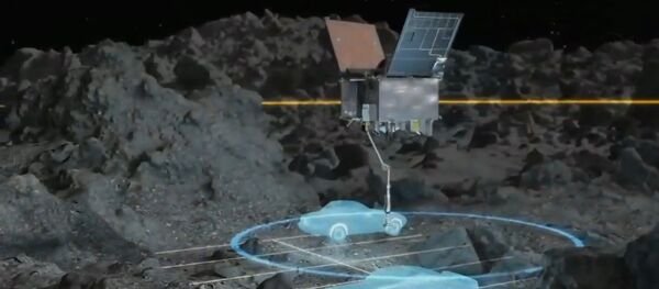 Зонд NASA взял образцы грунта и пыли с поверхности астероида Бенну – видео - Sputnik Беларусь