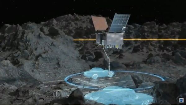 Зонд NASA взял образцы грунта и пыли с поверхности астероида Бенну – видео - Sputnik Беларусь