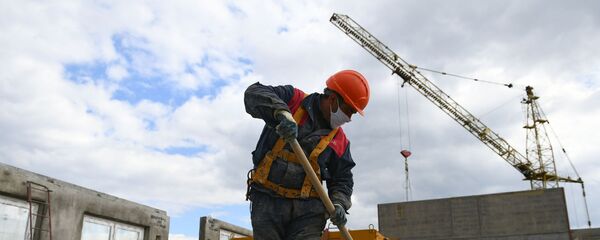 Будаўніцтва жылога комплексу Будаўніцтва жылога комплексу - Sputnik Беларусь