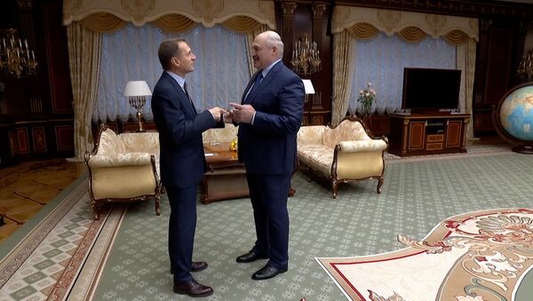 Нарышкин встретился с Лукашенко и передал привет от Путина – видео - Sputnik Беларусь