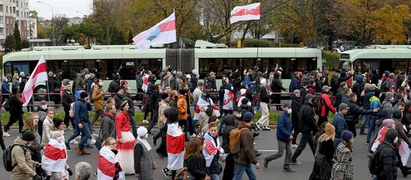 Партизанский марш в Минске - Sputnik Беларусь