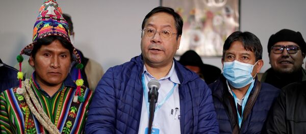 Новый президент Боливии Луис Арсе  - Sputnik Беларусь