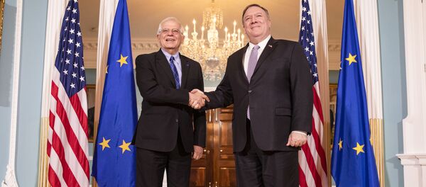 Жозеп Боррель и Майк Помпео  - Sputnik Беларусь