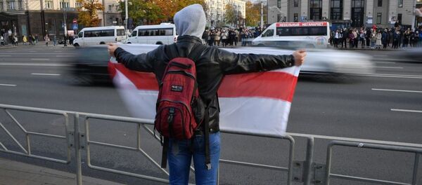 На акции протеста в Минске - Sputnik Беларусь
