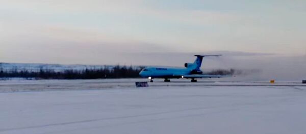 Эти кадры станут историческими: Ту-154 совершил последний полет  - Sputnik Беларусь