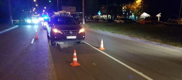 Машина на месте ДТП Машина на месте ДТП - Sputnik Беларусь