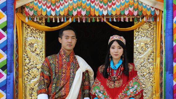 Принцесса Бутана Юфельма Чоден Вангчук вышла замуж за своего избранника Дашо Тинлая Норбу - Sputnik Беларусь