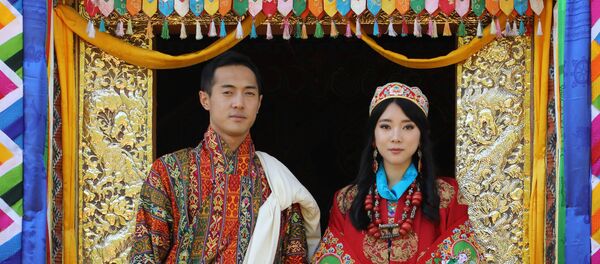 Принцесса Бутана Юфельма Чоден Вангчук вышла замуж за своего избранника Дашо Тинлая Норбу - Sputnik Беларусь