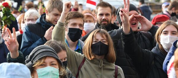 Акцыя пратэсту ў Мінску - Sputnik Беларусь