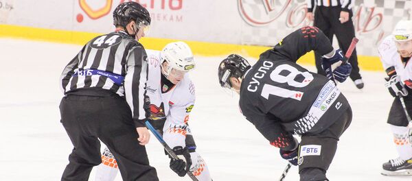 Хоккеисты Гомеля дома победили солигорский Шахтер - Sputnik Беларусь