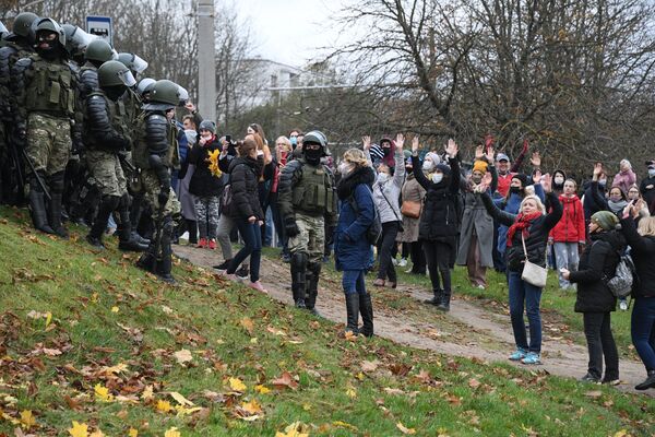 Марш на Дзяды в Минске 1 ноября - Sputnik Беларусь