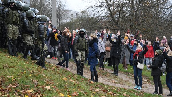Марш на Дзяды в Минске 1 ноября - Sputnik Беларусь