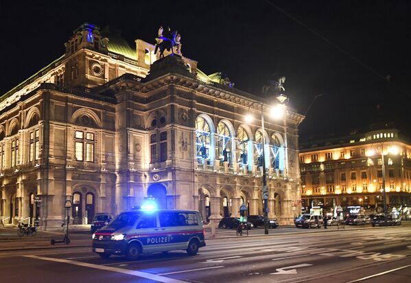 Полиция у здания Венской государственной оперы  - Sputnik Беларусь