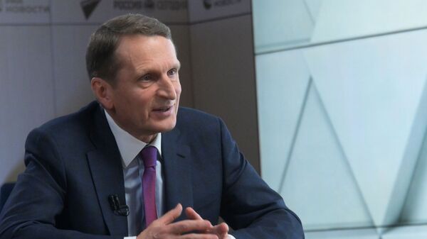 Дырэктар Службы знешняй разведкі РФ Сяргей Нарышкін - Sputnik Беларусь