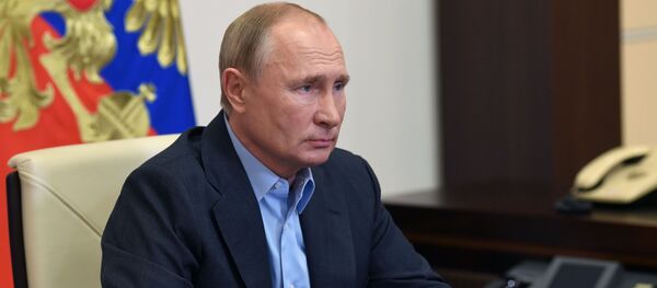Прэзідэнт РФ Уладзімір Пуцін Прэзідэнт РФ Уладзімір Пуцін - Sputnik Беларусь