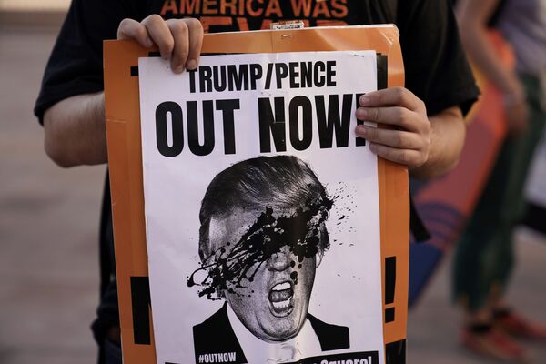 Акция протеста после выборов президента США в Лос-Анджелесе - Sputnik Беларусь