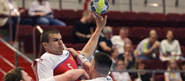 Гандбол. Мужчины. Отборочный матч ЧЕ-2020. Россия - Словакия - Sputnik Беларусь