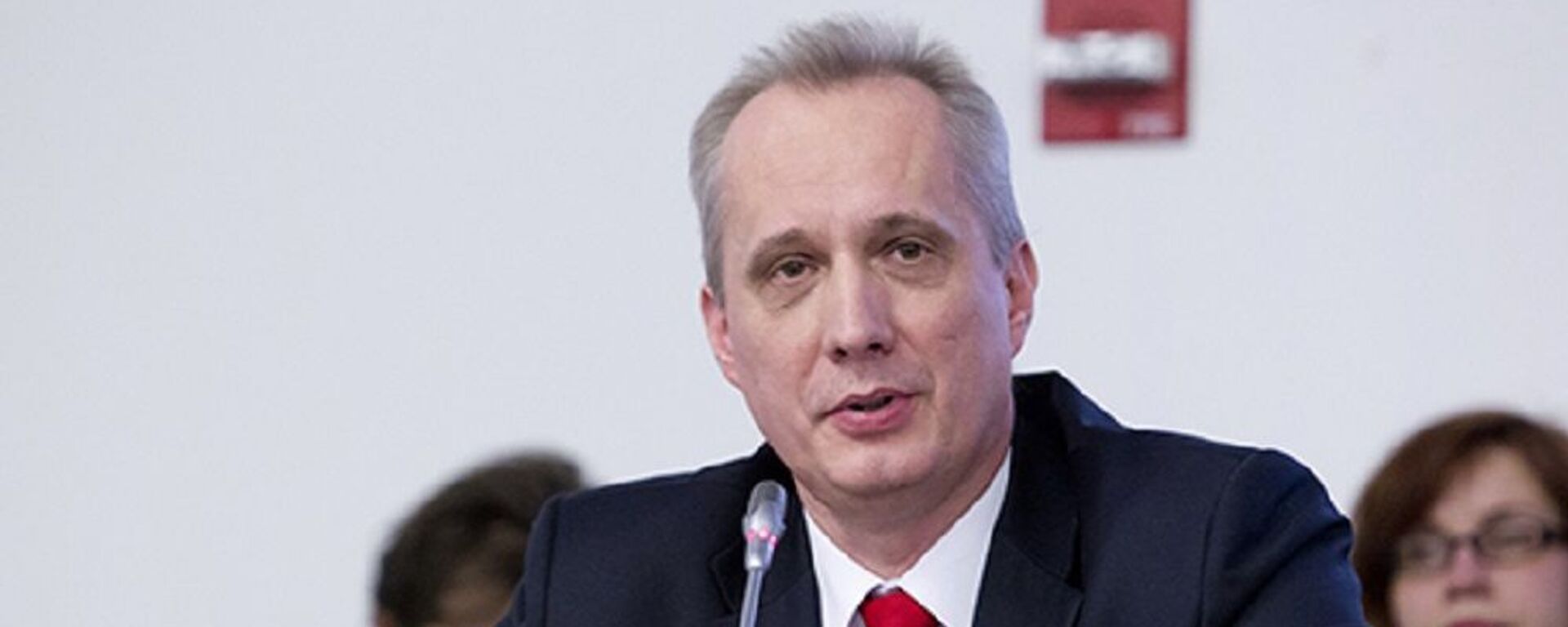 Пастаянны прадстаўнік Беларусі Андрэй Дапкюнас на Штогадовай канферэнцыі АБСЕ  - Sputnik Беларусь, 1920, 18.06.2026