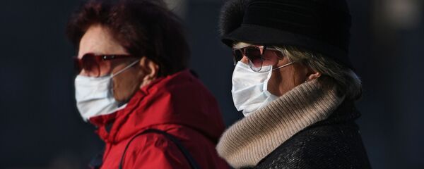 Женщины в защитных масках - Sputnik Беларусь