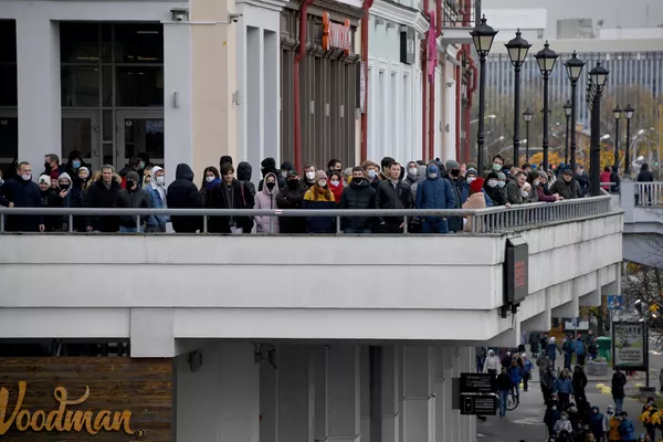 На акции протеста в Минске 8 ноября 2020 года