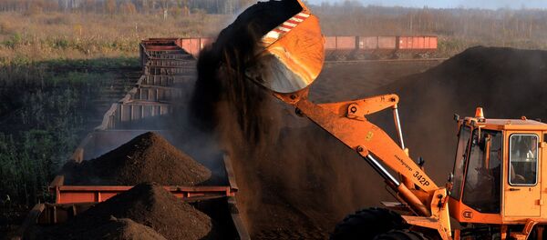 Добыча торфа для Житковичского торфобрикетного завода Добыча торфа для Житковичского торфобрикетного завода - Sputnik Беларусь
