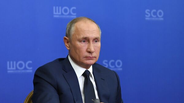 Президент России Владимир Путин провел заседание Совета глав государств - членов ШОС - Sputnik Беларусь
