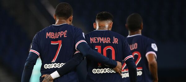 Футболисты ПСЖ Неймар и Килиан Мбаппе - Sputnik Беларусь