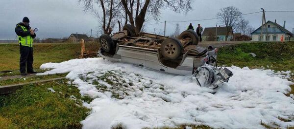 На месте аварии - Sputnik Беларусь