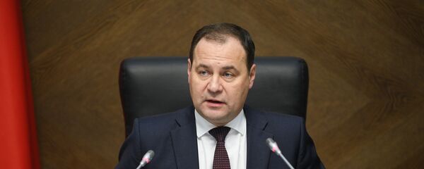 Прэм'ер-міністр Беларусі Раман Галоўчанка Прэм'ер-міністр Беларусі Раман Галоўчанка - Sputnik Беларусь