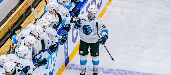 Хоккеисты минского Динамо - Sputnik Беларусь