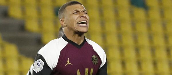 Французский футболист Килиан Мбаппе - Sputnik Беларусь