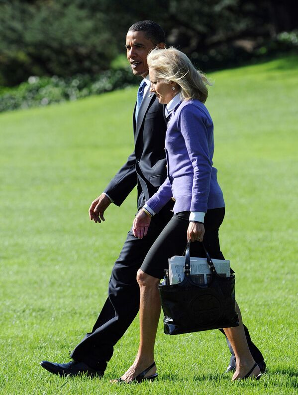 Президент США Барак Обама и профессор Джилл Байден, жена вице-президента Джо Байдена - Sputnik Беларусь