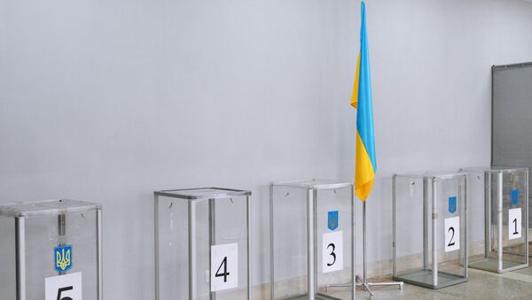 Урны для голосования на Украине – региональные выборы - Sputnik Беларусь
