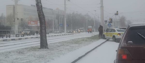 Авария на Московском проспекте в Витебске - Sputnik Беларусь