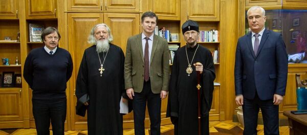 Встреча Патриаршего Экзарха и ректора БГУ - Sputnik Беларусь