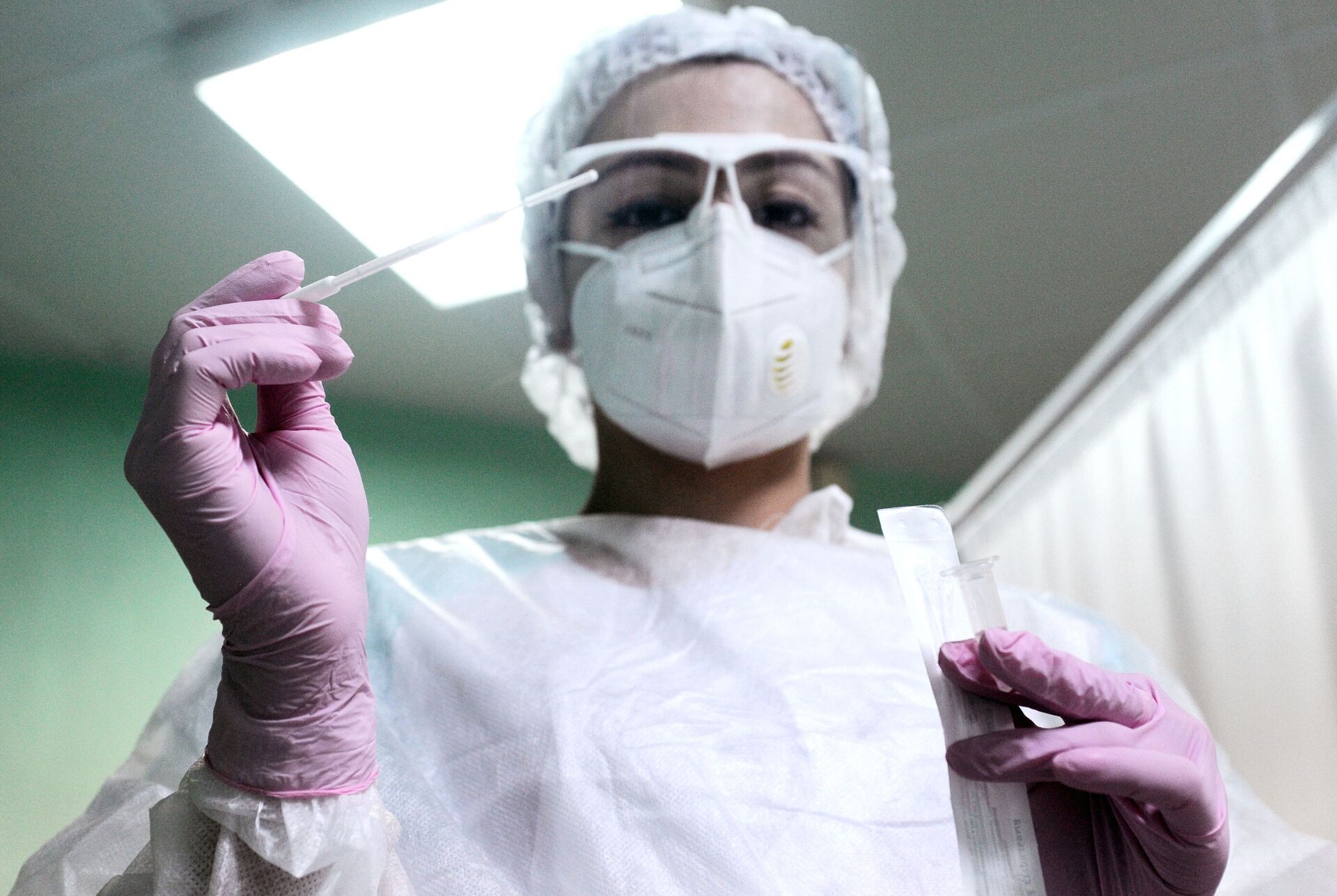 Работа лаборатории Гемотест в Тамбове - Sputnik Беларусь, 1920, 30.03.2026