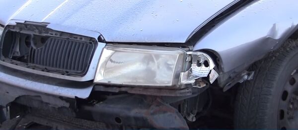 Поврежденная машина Поврежденная машина - Sputnik Беларусь