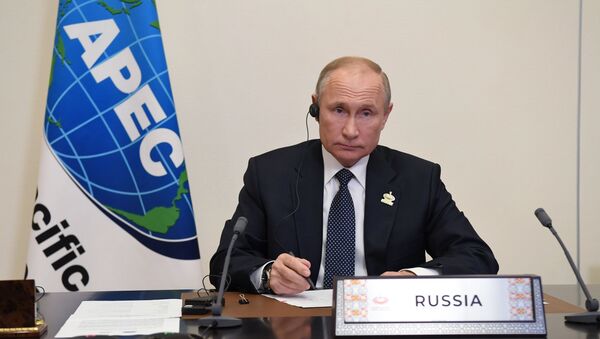 Президент РФ В. Путин принял участие во встрече лидеров экономик форума АТЭС - Sputnik Беларусь
