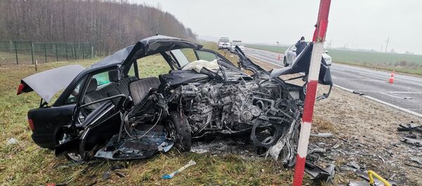 Лобовое ДТП в Гродненском районе - Sputnik Беларусь