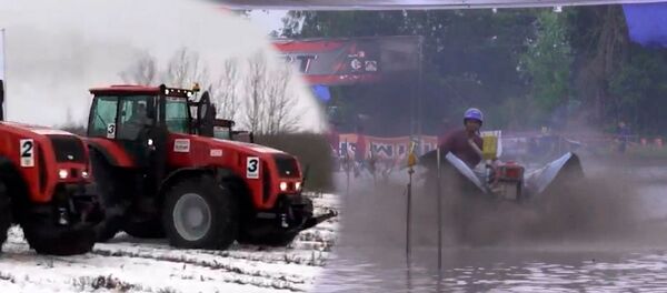 Аграралі: параўноўваем заезды на трактарах у Тайландзе і Беларусі - відэа - Sputnik Беларусь