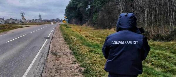 Следователь на месте ДТП в Лидском районе - Sputnik Беларусь