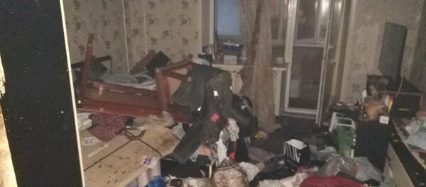 Последствия пожара в многоэтажке - Sputnik Беларусь