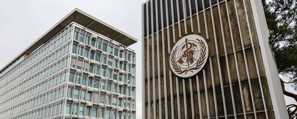 Здание штаб-квартиры Всемирной организации здравоохранения в Женеве - Sputnik Беларусь