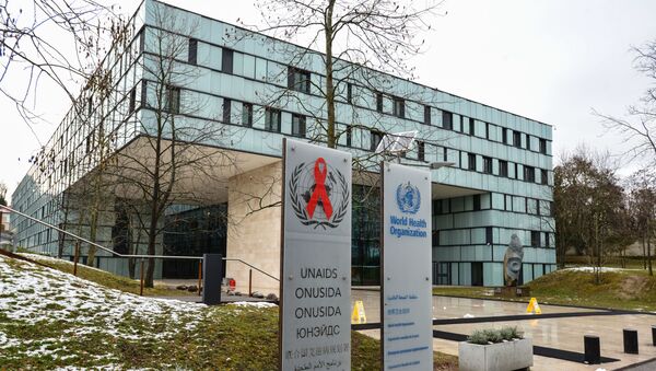 Здание штаб-квартиры Всемирной организации здравоохранения в Женеве - Sputnik Беларусь